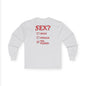 Sex? Yes, Please Long Sleeve Tee The Devil's Pickle