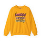 Beautiful Capable Worthy Crewneck Sweatshirt The Devil's Pickle