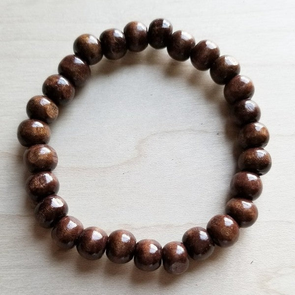 Bracelet Bar -Large Wood Beaded Stretch Bracelet Shop Style & More | Fresh Looks, Everyday Deals & Free Shipping