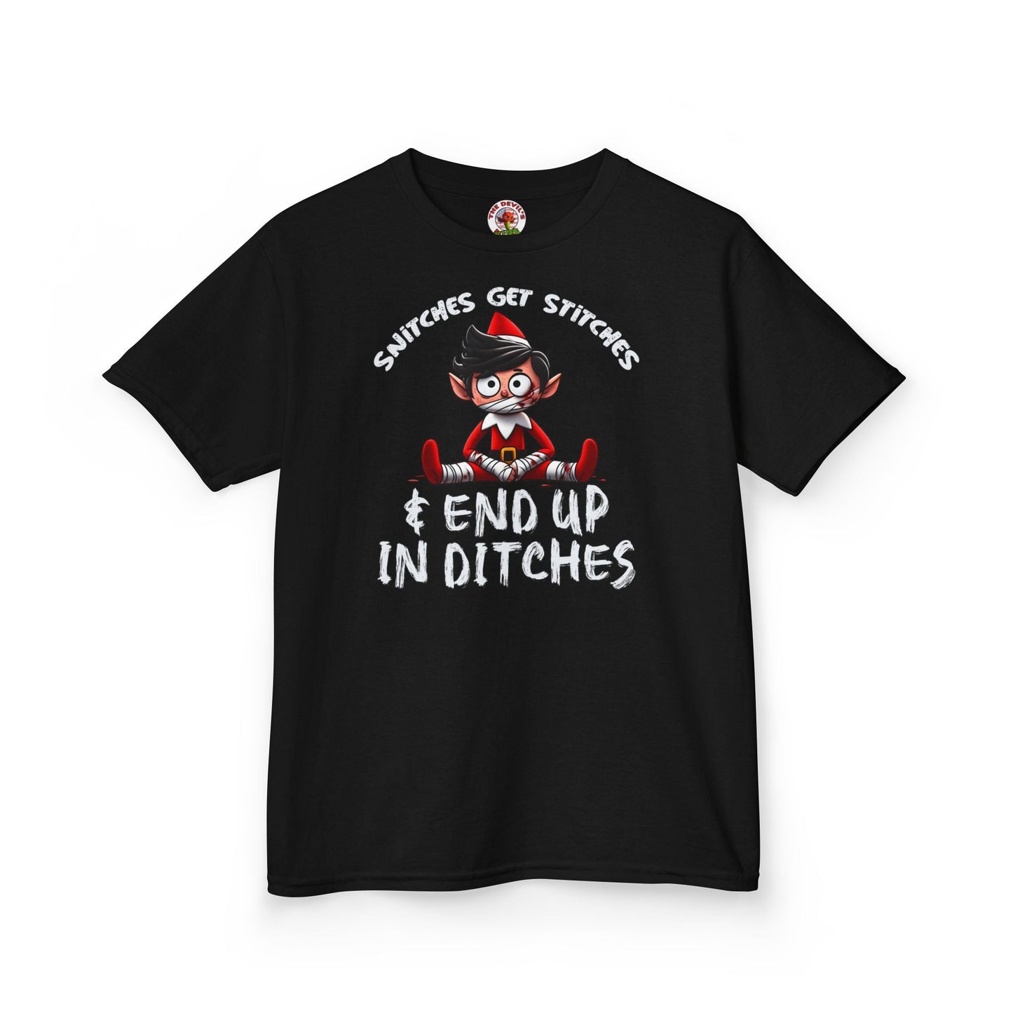 Snitches Get Stitches Kids T-Shirt