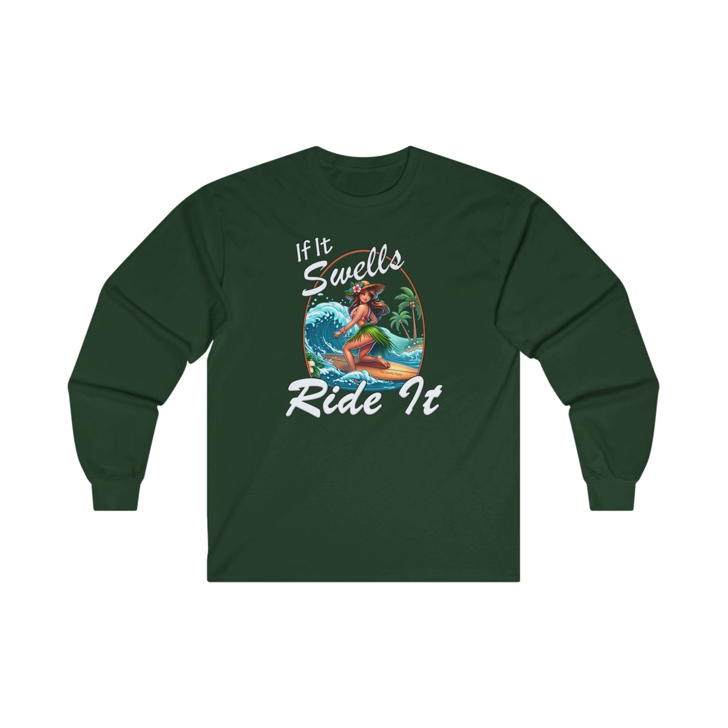 If It Swells Ride It Long Sleeve Tee The Devil's Pickle