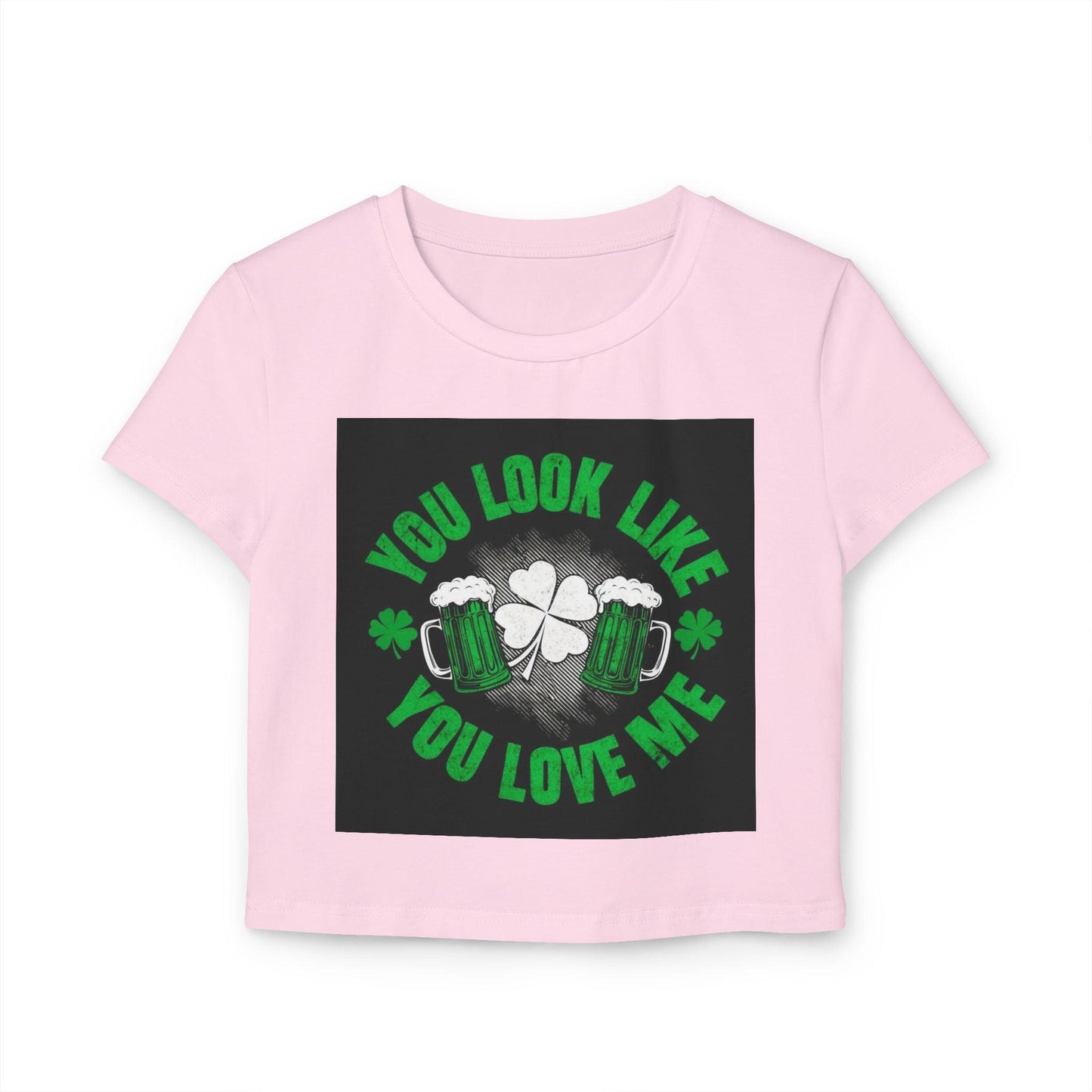 St Patricks Day Baby Tee You Look Like You Love Me Country in My Heart