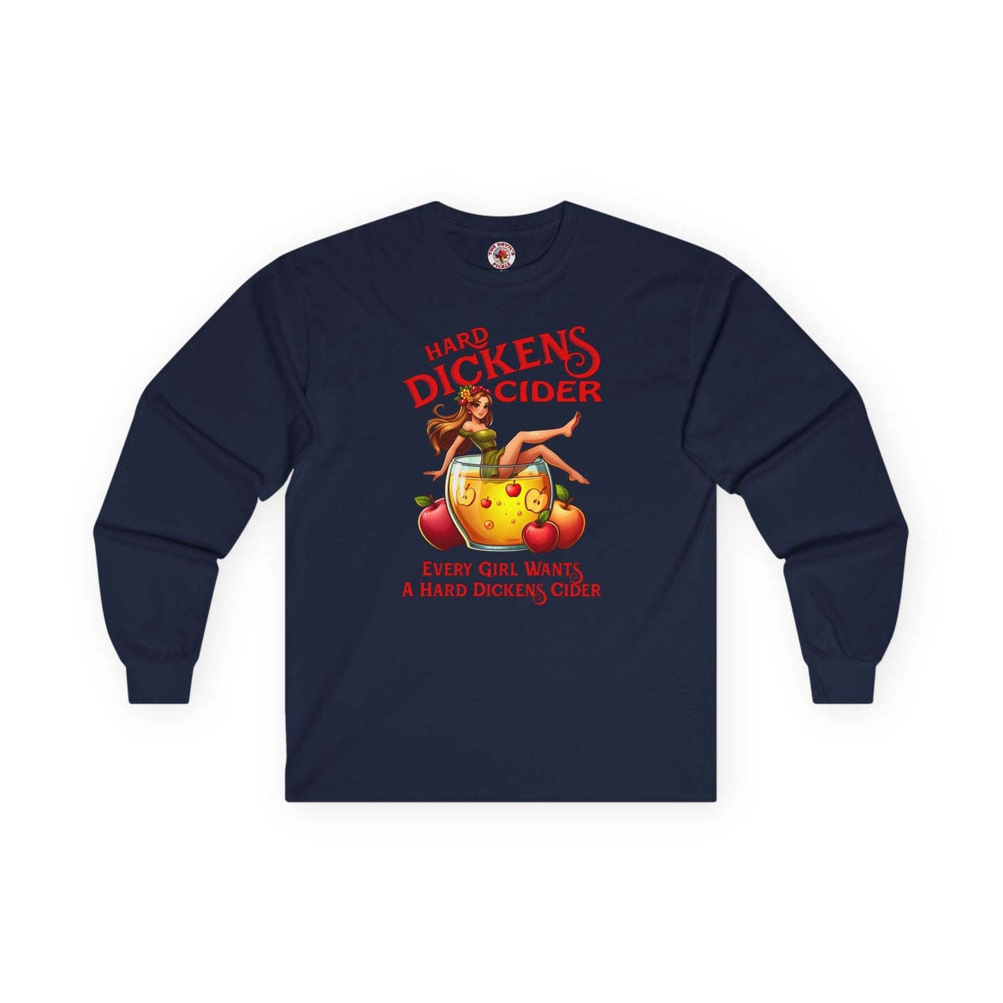Hard Dickens Cider Long Sleeve Tee The Devil's Pickle