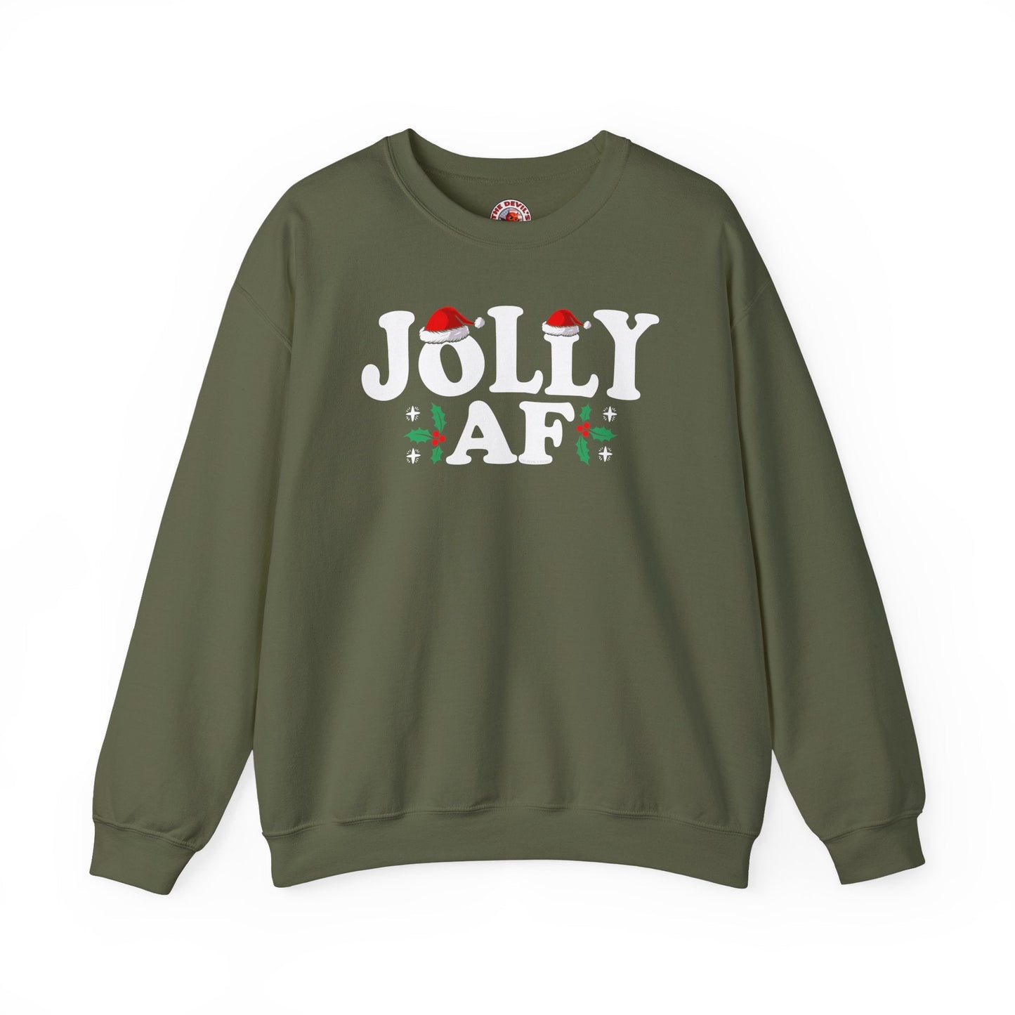 Jolly AF Crewneck Sweatshirt The Devil's Pickle
