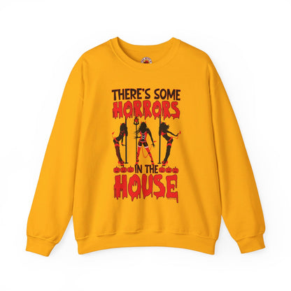 There's Some Horrors In The House Crewneck Sweatshirt The Devil's Pickle