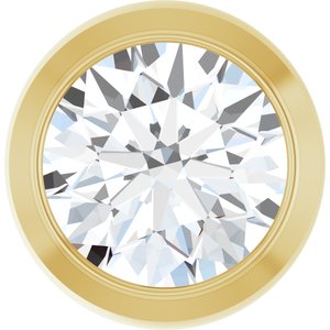 14K Yellow 1/3 CT Lab Grown Diamond Slide Pendant Ethereal Legacy Boutiques