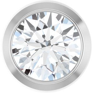 14K White 1/3 CT Lab Grown Diamond Slide Pendant Ethereal Legacy Boutiques