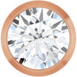 14K Rose 1/2 CT Natural Diamond Slide Pendant Ethereal Legacy Boutiques