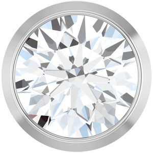 14K White 1/2 CT Lab-Grown Diamond Slide Pendant Ethereal Legacy Boutiques