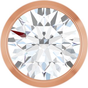 14K Rose 3/4 CT Lab-Grown Diamond Slide Pendant Ethereal Legacy Boutiques