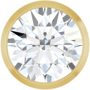 14K Yellow 1 CT Lab-Grown Diamond Slide Pendant Ethereal Legacy Boutiques