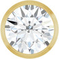 14K Yellow 1 CT Lab-Grown Diamond Slide Pendant Ethereal Legacy Boutiques