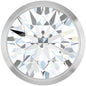 14K White 1 CT Natural Diamond Slide Pendant Ethereal Legacy Boutiques