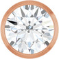 14K Rose 1 CT Natural Diamond Slide Pendant Ethereal Legacy Boutiques