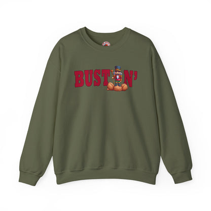 Bustin' Nuts Crewneck Sweatshirt The Devil's Pickle