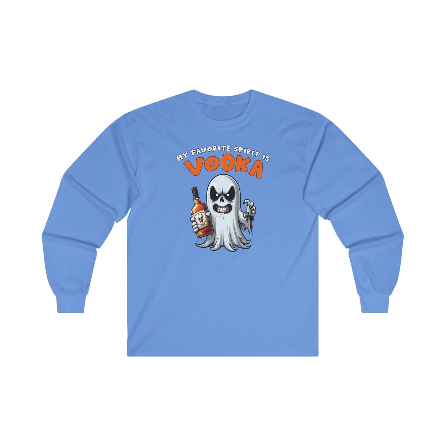 My Favorite Spirit Is Vodka Long Sleeve Tee The Devil's Pickle