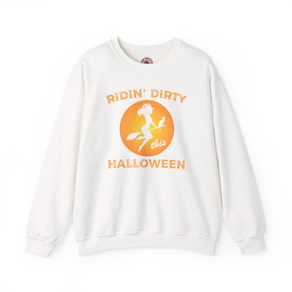 Ridin' Dirty This Halloween Crewneck Sweatshirt The Devil's Pickle