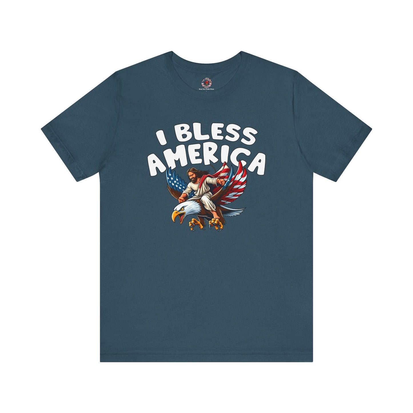 I Bless America T-Shirt The Devil's Pickle