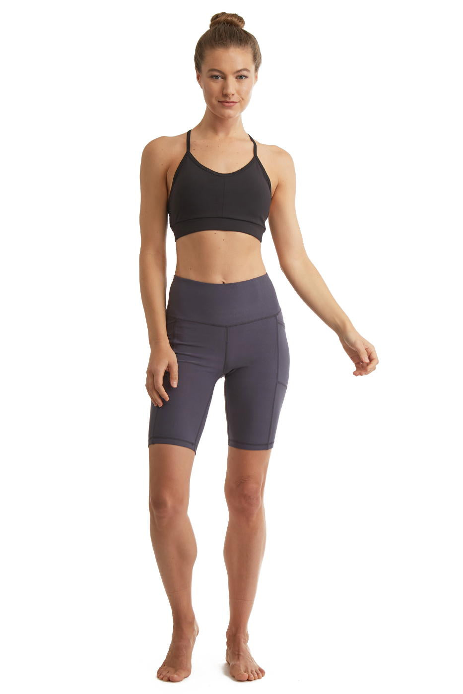 Turtle Bay New York Women's Compressed Double Knit Cycle Shorts TURTLE BAY APPAREL