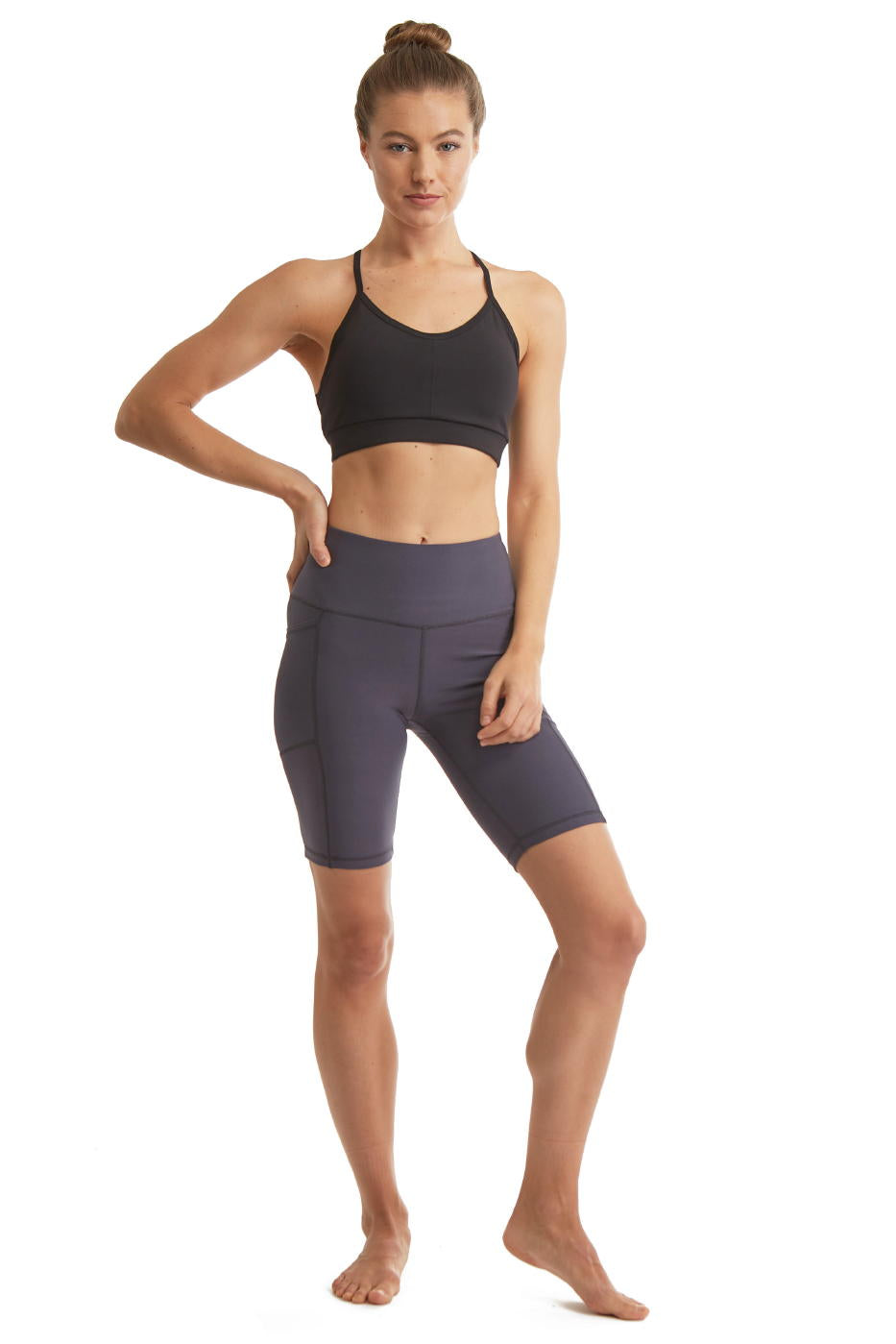 Turtle Bay New York Women's Compressed Double Knit Cycle Shorts TURTLE BAY APPAREL