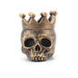 New resin crown skull candlestick candle base