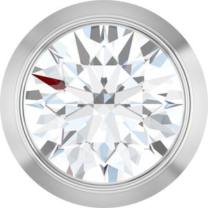 14K White 1/4 CT Lab-Grown Diamond Slide Pendant Ethereal Legacy Boutiques