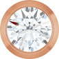 14K Rose 1/4 CT Lab-Grown Diamond Slide Pendant Ethereal Legacy Boutiques
