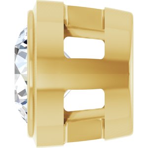 14K Yellow 1/4 CT Natural Diamond Slide Pendant Ethereal Legacy Boutiques