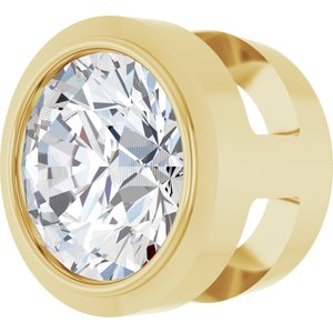 14K Yellow 1/4 CT Lab-Grown Diamond Slide Pendant Ethereal Legacy Boutiques