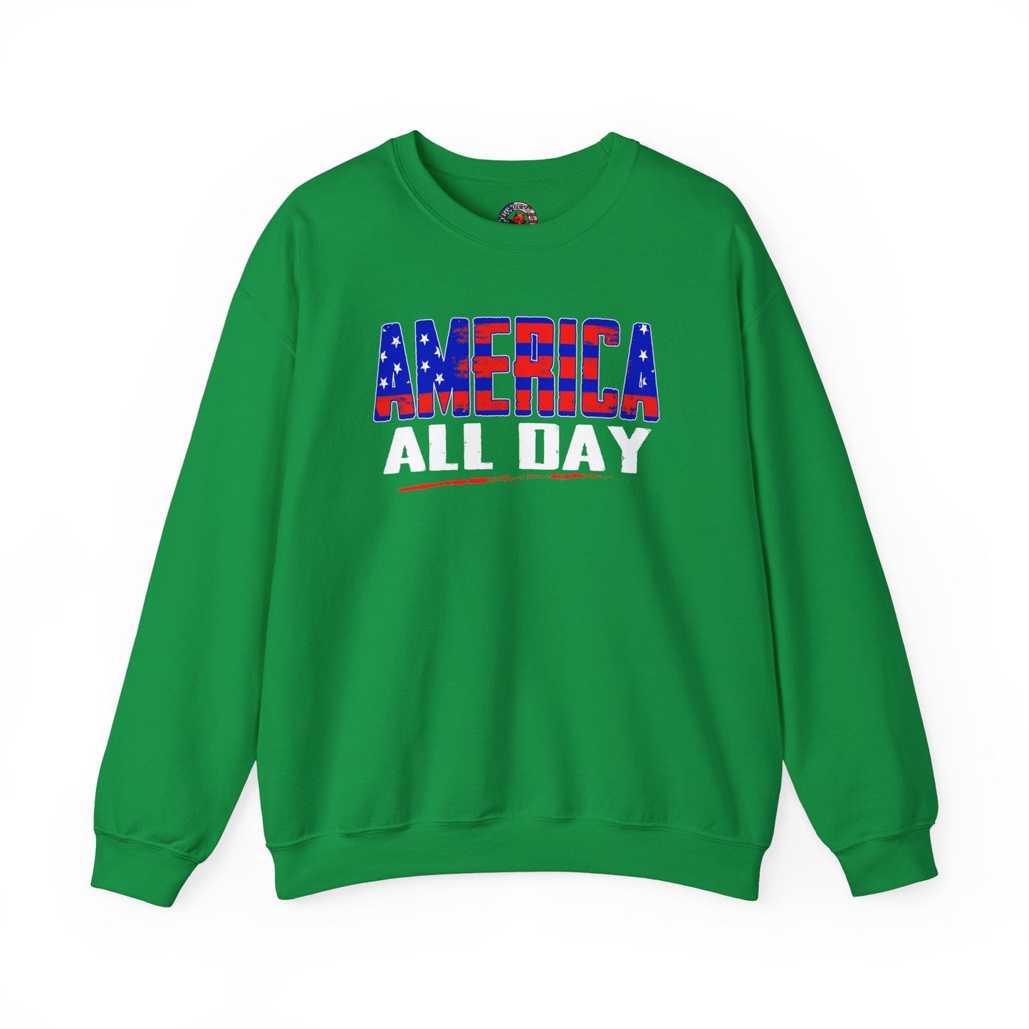 America All Day Crewneck Sweatshirt The Devil's Pickle