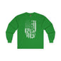 Freedom American Flag Long Sleeve Tee The Devil's Pickle