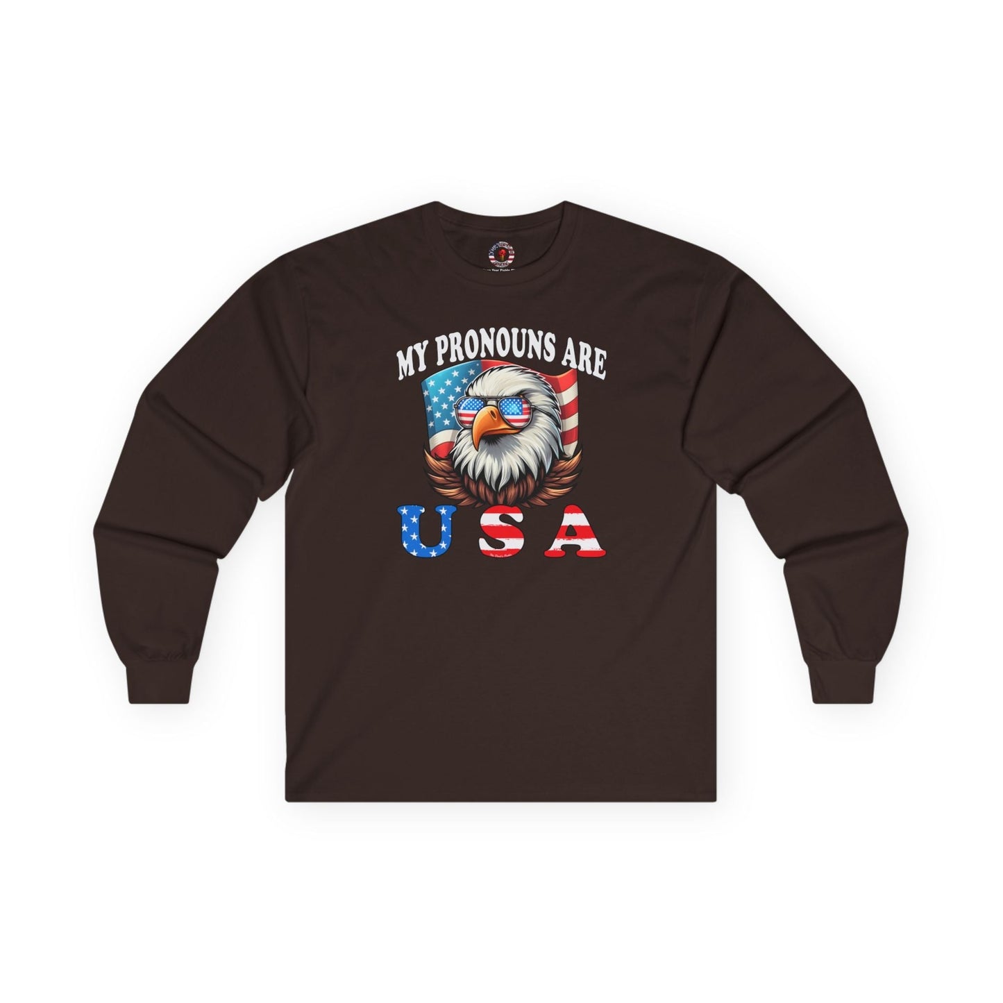My Pronouns Are U.S.A Long Sleeve Tee The Devil's Pickle