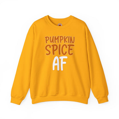 Pumpkin Spice AF Crewneck Sweatshirt The Devil's Pickle