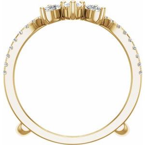 14K Yellow 1 1/8 CTW Lab-Grown Diamond Ring Guard Ethereal Legacy Boutiques