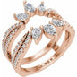14K Rose 1 1/8 CTW Lab-Grown Diamond Ring Guard Ethereal Legacy Boutiques