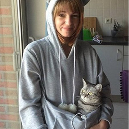 Cat Lovers Hoodie – Unisex Casual Cat Graphic Pullover FitiqueFit