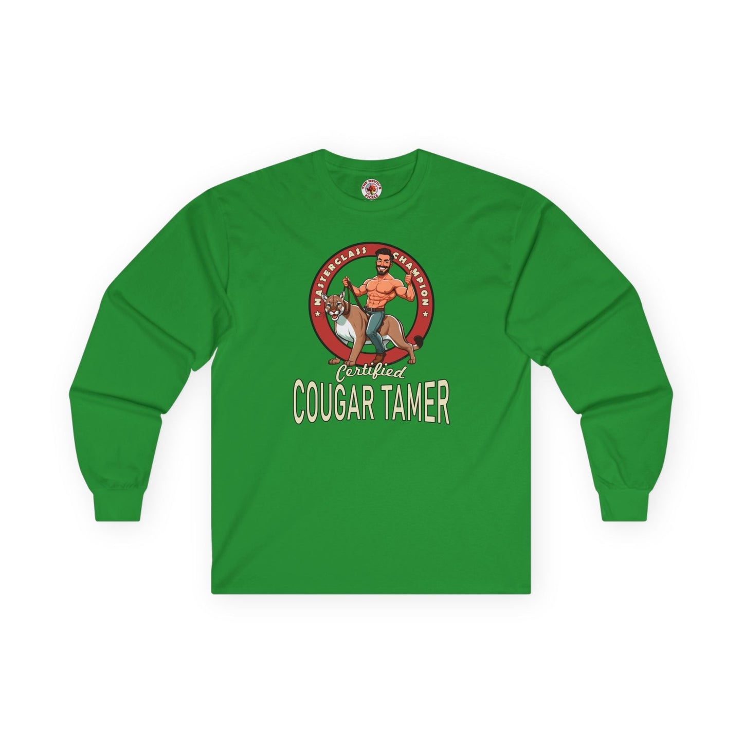 Certified Cougar Tamer Long Sleeve Tee The Devil's Pickle