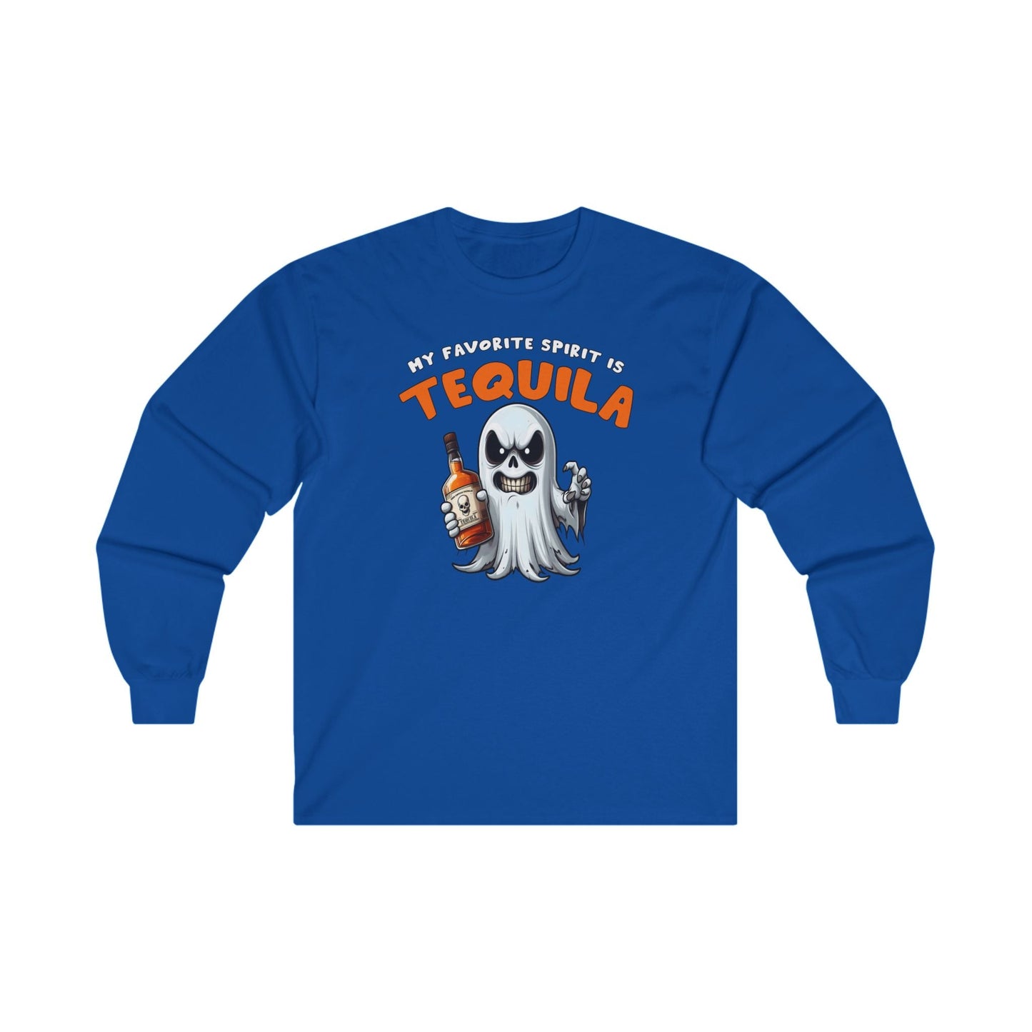 My Favorite Spirit Is Tequila Long Sleeve Tee The Devil's Pickle