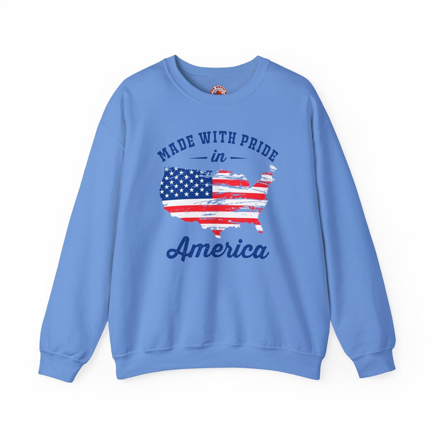 Made With Pride In America Crewneck Sweatshirt The Devil's Pickle