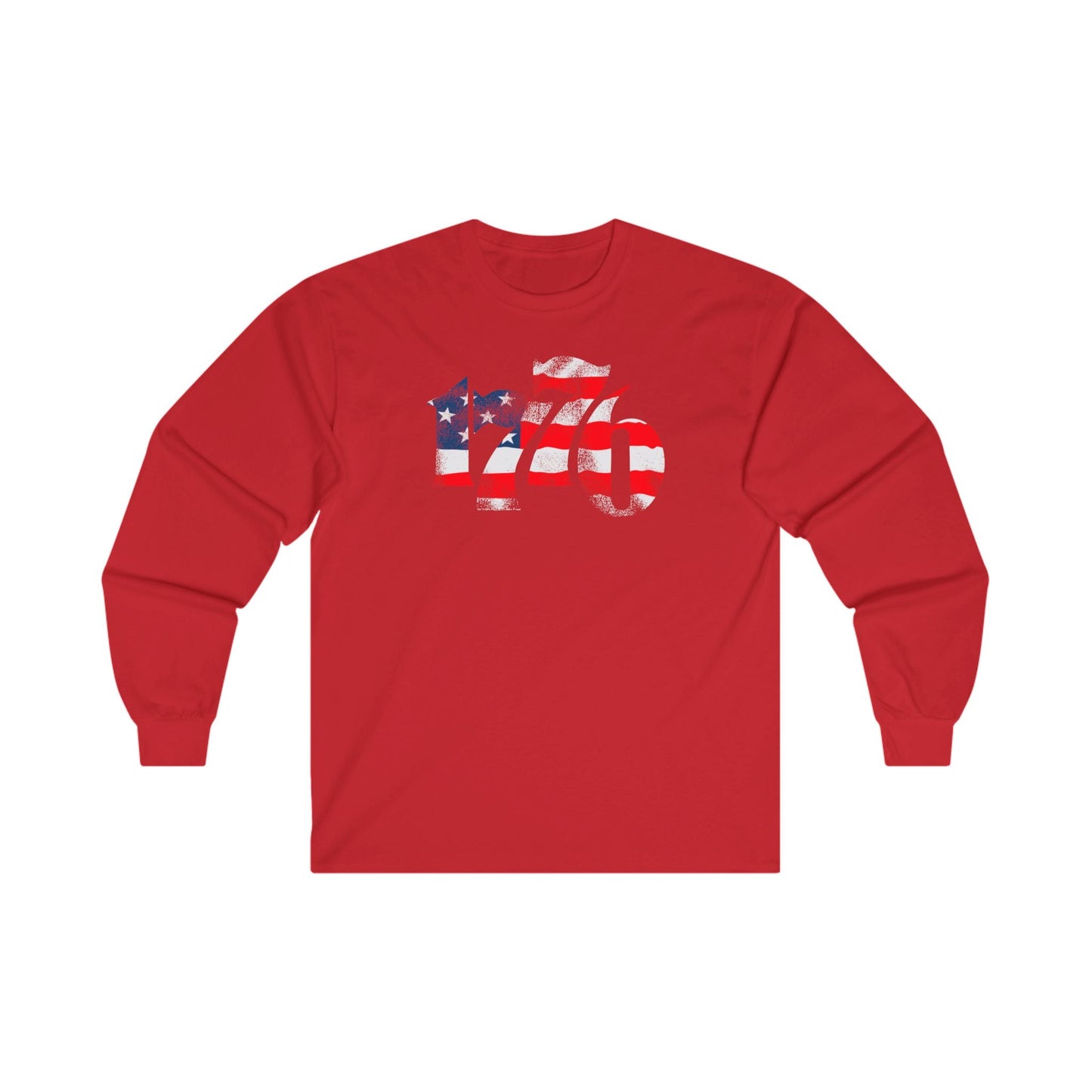 1776 American Flag Long Sleeve Tee The Devil's Pickle