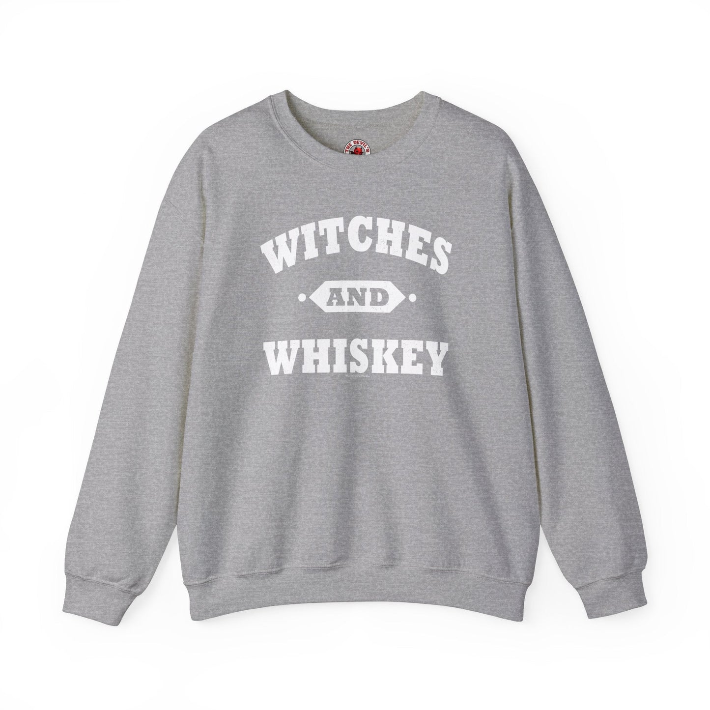Witches and Whiskey Crewneck Sweatshirt The Devil's Pickle