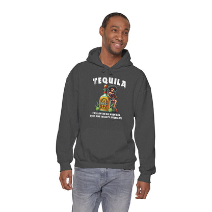 Tequila Swallow The Big Worm Hooded Sweatshirt The Devil's Pickle