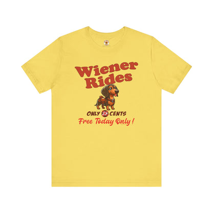 Free Wiener Rides T-Shirt The Devil's Pickle