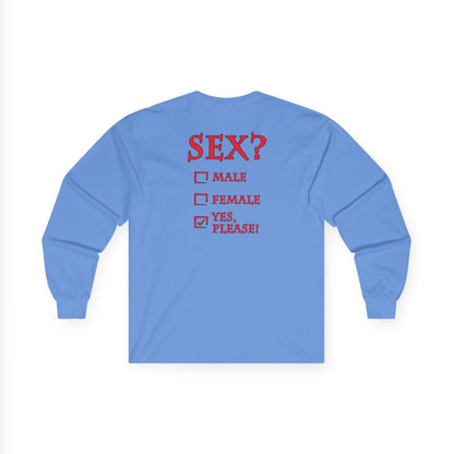 Sex? Yes, Please Long Sleeve Tee The Devil's Pickle