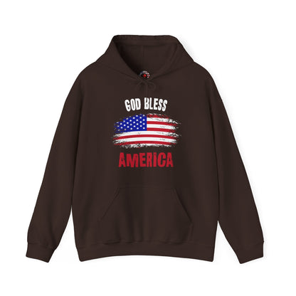 God Bless America Hooded Sweatshirt The Devil's Pickle