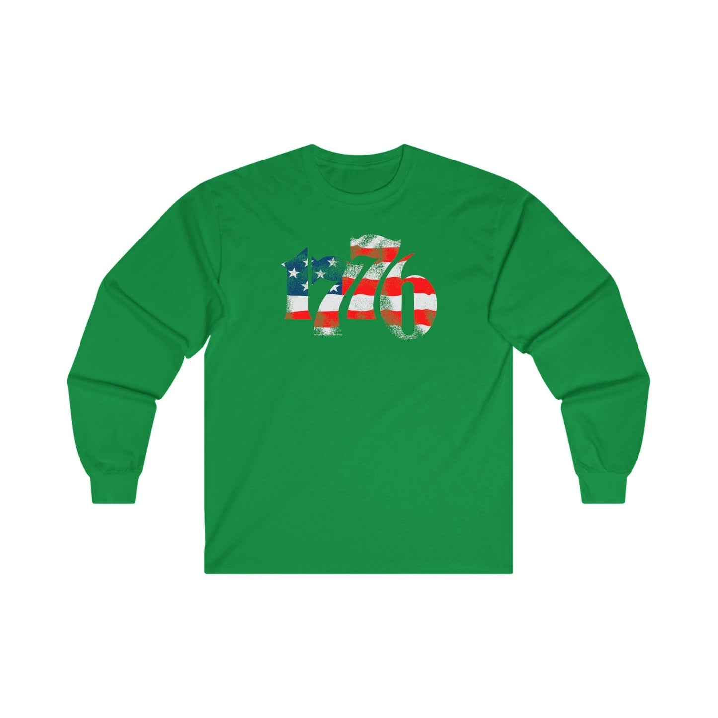 1776 American Flag Long Sleeve Tee The Devil's Pickle