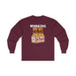 Working On My 6 Pack Long Sleeve Tee The Devil's Pickle