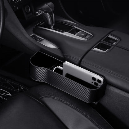 Car Seat Gap Organizer with Cup Holder - Lightweight ABS Storage Box for Console Side Pockets, Front Seat Accessory for Enhanced Organization, Car Storag NovaCart
