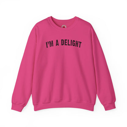 I'm A Delight Crewneck Sweatshirt The Devil's Pickle