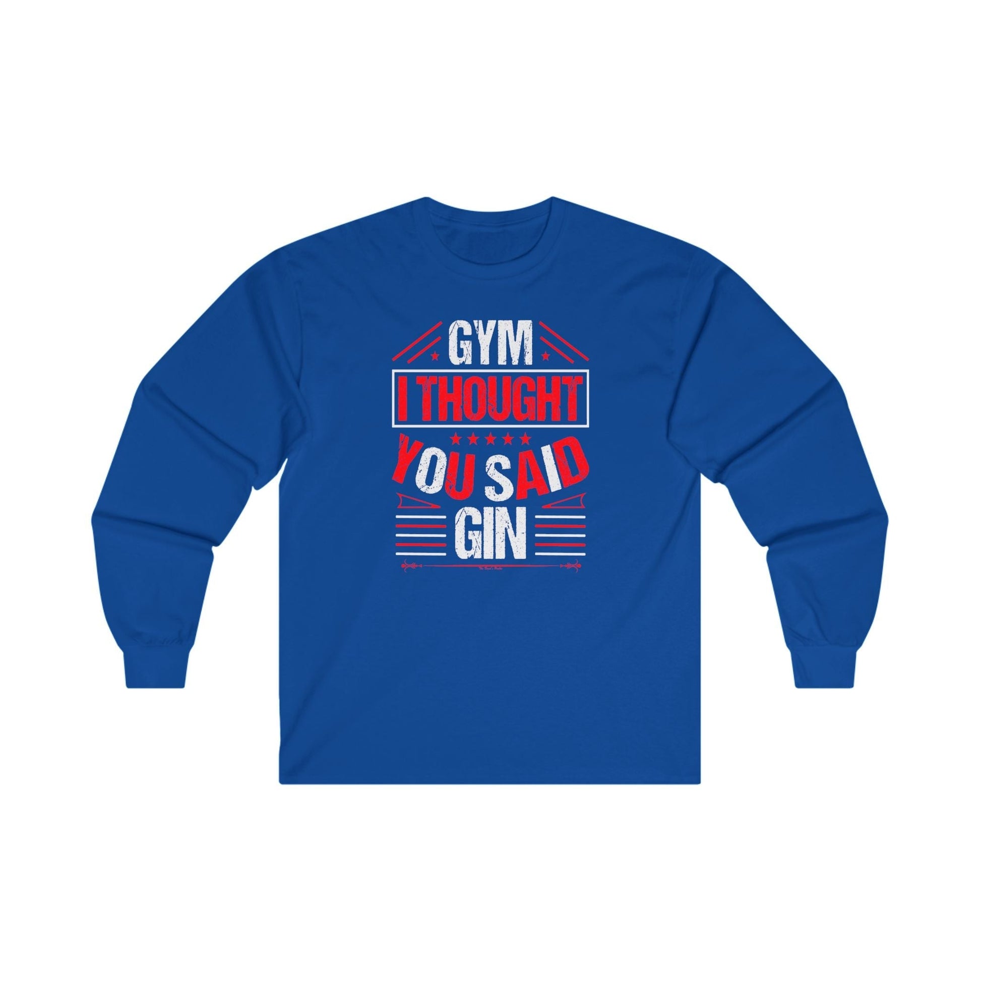 Gym? I thought You Said Gin Long Sleeve Tee The Devil's Pickle